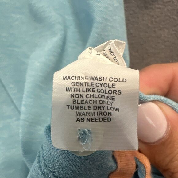 Johnnie-O Hangin Out Polo Shirt Pocket Mens XXL Blue Golf Stretch Performance - Picture 9 of 9